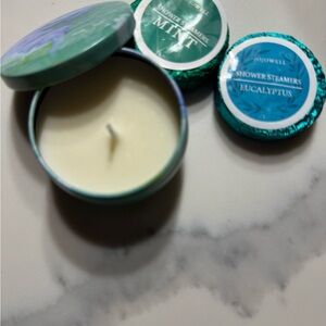Mint & Eucalyptus Bath Set with Candle